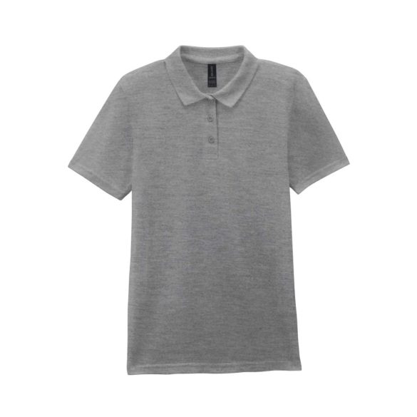 gil64800b3 - Tricou polo dama cu nasturi colorati Softstyle [RS Sport Grey]