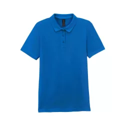   gil64800b3 - Tricou polo dama cu nasturi colorati Softstyle [Royal]