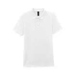 gil64800b3 - Tricou polo dama cu nasturi colorati Softstyle [White]