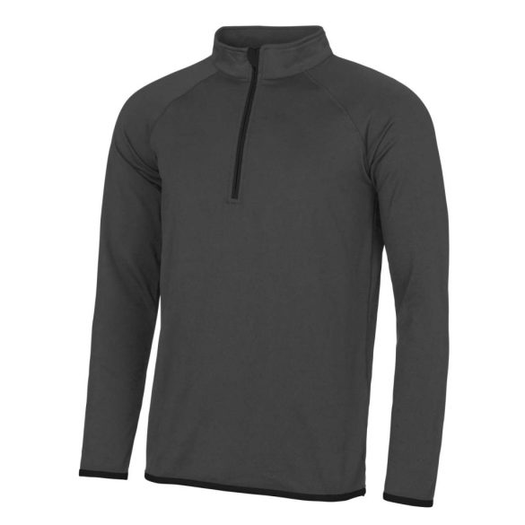 jc031 - Bluza barbati cu fermoar pe guler - AWD Cool Sweat - [Charcoal/Jet Black]