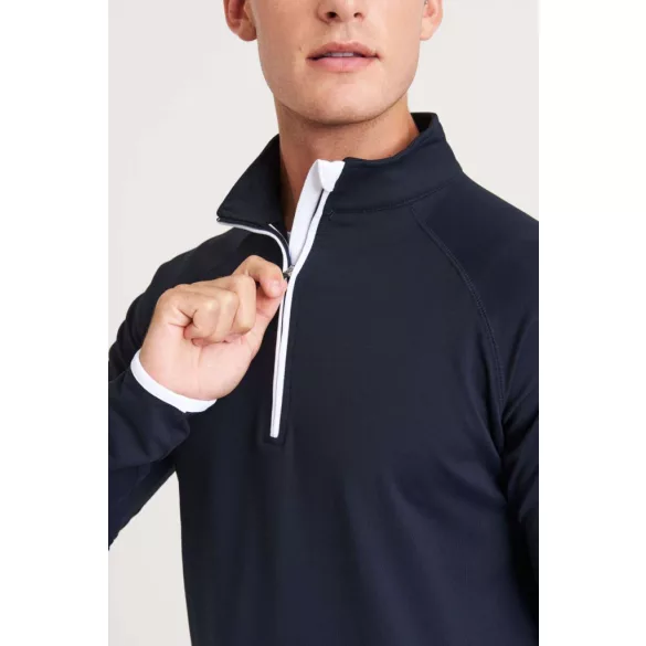 jc031 - Bluza barbati cu fermoar pe guler - AWD Cool Sweat - [Charcoal/Jet Black]