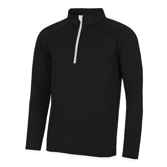 jc031 - Bluza barbati cu fermoar pe guler - AWD Cool Sweat - [Jet Black/Arctic White]