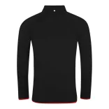 jc031 - Bluza barbati cu fermoar pe guler - AWD Cool Sweat - [Jet Black/Fire Red]