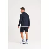 jc031 - Bluza barbati cu fermoar pe guler - AWD Cool Sweat - [Jet Black/Fire Red]