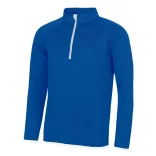 jc031 - Bluza barbati cu fermoar pe guler - AWD Cool Sweat - [Royal Blue/Arctic White]