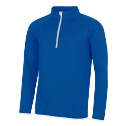  jc031 - Bluza barbati cu fermoar pe guler - AWD Cool Sweat - [Royal Blue/Arctic White]