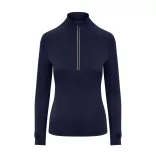jc035 - Bluza dama cu fermoar pe guler - AWD Cool Flex - [French Navy]
