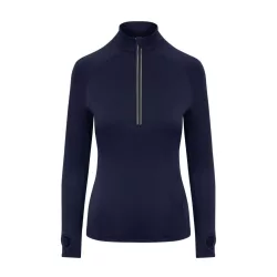   jc035 - Bluza dama cu fermoar pe guler - AWD Cool Flex - [French Navy]