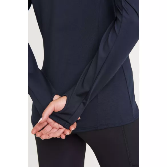jc035 - Bluza dama cu fermoar pe guler - AWD Cool Flex - [French Navy]