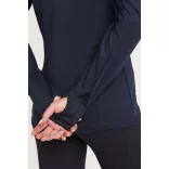 jc035 - Bluza dama cu fermoar pe guler - AWD Cool Flex - [Jet Black]