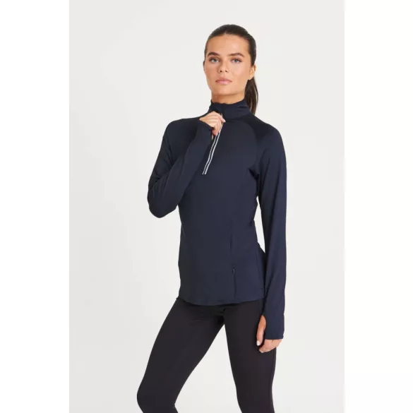 jc035 - Bluza dama cu fermoar pe guler - AWD Cool Flex - [Silver Grey]