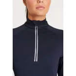 jc035 - Bluza dama cu fermoar pe guler - AWD Cool Flex - [Silver Grey]