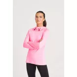 jc038 - Bluza dama cu gluga cu elastic Cool Cowl [Black Slate Melange]