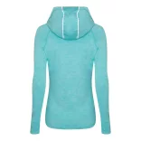 jc038 - Bluza dama cu gluga cu elastic Cool Cowl [Ocean Melange]