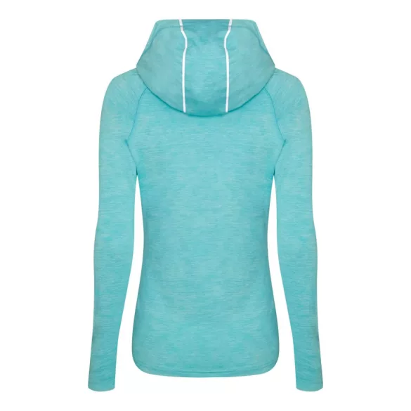 jc038 - Bluza dama cu gluga cu elastic Cool Cowl [Ocean Melange]