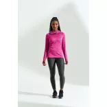 jc038 - Bluza dama cu gluga cu elastic Cool Cowl [Ocean Melange]