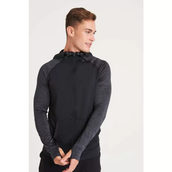jc057 - Zoodie barbati Cool Contrast [Grey/Grey Melange]