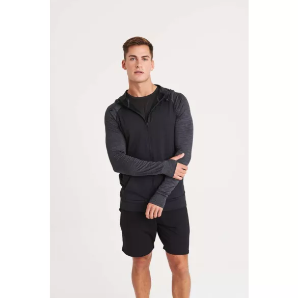 jc057 - Zoodie barbati Cool Contrast [Jet Black]
