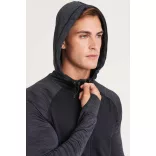 jc057 - Zoodie barbati Cool Contrast [Jet Black]