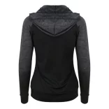 jc058 - Zoodie dama Cool Contrast [Black/Black Slate Melange]