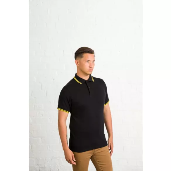 jp003-Tricou-polo-adult-barbat-STRETCH-TIPPED-AWD-Black-Yellow