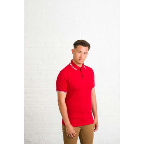 jp003-Tricou-polo-adult-barbat-STRETCH-TIPPED-AWD-Red-White