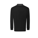 jp103 - Bluza polo TIPPED 100 [Deep Black/White]