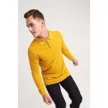 jp103 - Bluza polo TIPPED 100 [Deep Black/White]