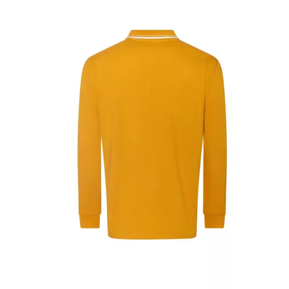 jp103 - Bluza polo TIPPED 100 [Mustard/White]