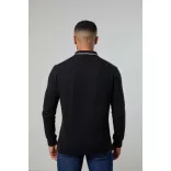 jp103 - Bluza polo TIPPED 100 [Mustard/White]