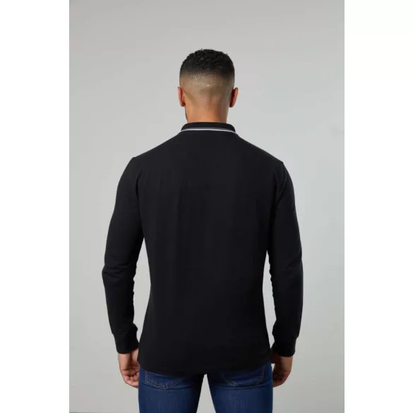 jp103 - Bluza polo TIPPED 100 [Mustard/White]