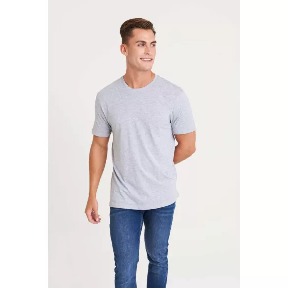 jt001 - Tricou adult barbati JT Tri-Blend T [Heather Grey]