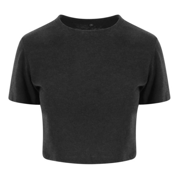 jt006 - Tricou cropped dama JT Tri-Blend T [Heather Black]