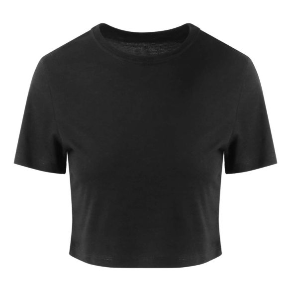 jt006 - Tricou cropped dama JT Tri-Blend T [Solid Black]
