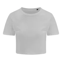 jt006 - Tricou cropped dama JT Tri-Blend T [Solid White]