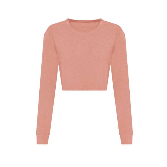jt016 - Tricou dama L/S Cropped T [Dusty Pink]