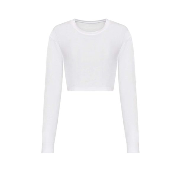 jt016 - Tricou dama L/S Cropped T [Solid White]