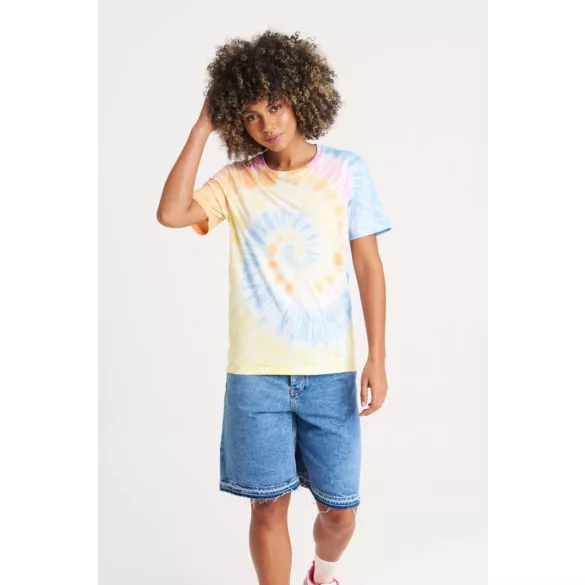 jt022 - Tricou adult unisex Tie-Dye T [Blue Cloud]