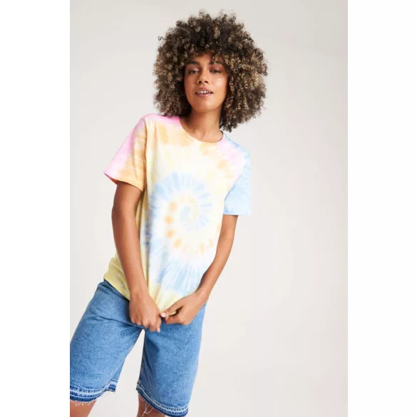 jt022 - Tricou adult unisex Tie-Dye T [Pastel Sunset Dip]