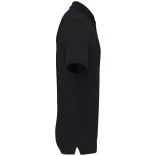 ka2025 - Tricou polo adult barbat - bumbac organic pique 180gr. - KARIBAN [Black]