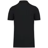 ka2025 - Tricou polo adult barbat - bumbac organic pique 180gr. - KARIBAN [Black]
