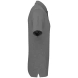ka2025 - Tricou polo adult barbat - bumbac organic pique 180gr. - KARIBAN [Grey Heather]