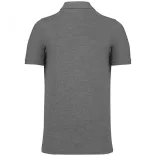 ka2025 - Tricou polo adult barbat - bumbac organic pique 180gr. - KARIBAN [Grey Heather]