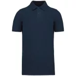 ka2025 - Tricou polo adult barbat - bumbac organic pique 180gr. - KARIBAN [Navy]