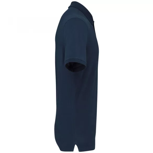 ka2025 - Tricou polo adult barbat - bumbac organic pique 180gr. - KARIBAN [Navy]
