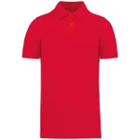 ka2025 - Tricou polo adult barbat - bumbac organic pique 180gr. - KARIBAN [Red]