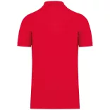 ka2025 - Tricou polo adult barbat - bumbac organic pique 180gr. - KARIBAN [Red]