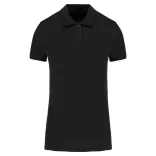 ka2026 - Tricou polo adult dama - bumbac organic pique 180gr. - KARIBAN [Black]