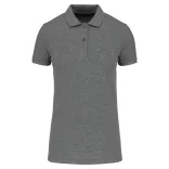 ka2026 - Tricou polo adult dama - bumbac organic pique 180gr. - KARIBAN [Grey Heather]