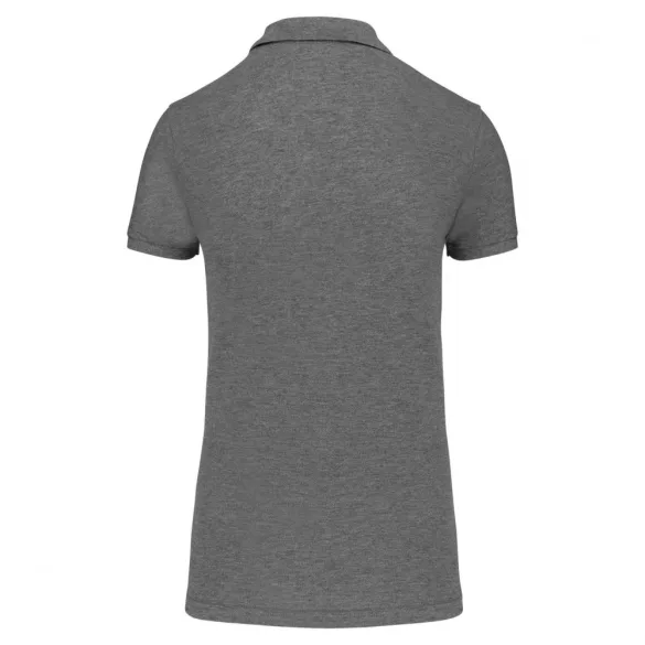 ka2026 - Tricou polo adult dama - bumbac organic pique 180gr. - KARIBAN [Grey Heather]